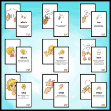 Load image into Gallery viewer, Flashcards-Pronouns and Questions-Flashcards-Emma &amp; Egor-Emma &amp; Egor
