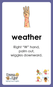 Flashcards-What is the Weather Like Today?-Flashcards-Emma & Egor-Emma & Egor