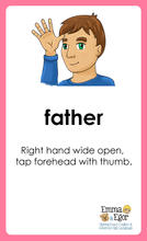 Load image into Gallery viewer, Flashcards-First Words 1-Flashcards-Emma &amp; Egor-Emma &amp; Egor
