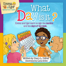 Load image into Gallery viewer, Book and Flashcards-What Day is It?-Book-Flashcards-Emma &amp; Egor-Emma &amp; Egor
