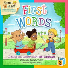 Load image into Gallery viewer, Book and Flashcards-First Words 2-Book-Flashcards-Emma &amp; Egor-Emma &amp; Egor
