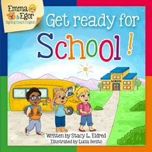 Load image into Gallery viewer, Book and Flashcards-Get Ready for School-Book-Flashcards-Emma &amp; Egor-Emma &amp; Egor
