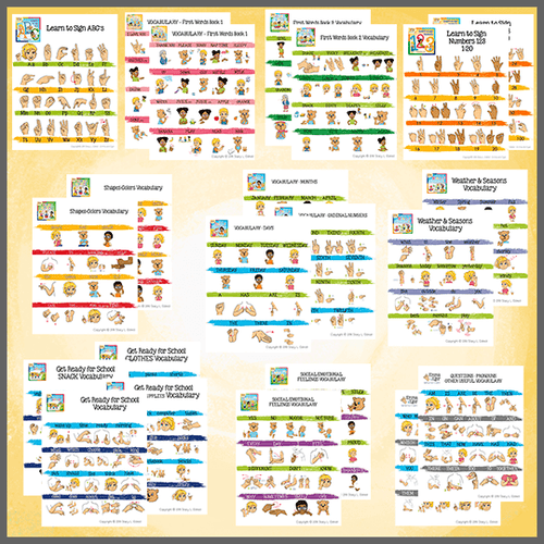 Vocabulary-Full Set-Print at Home-Vocabulary Sheets - Print at Home-Emma & Egor-Emma & Egor