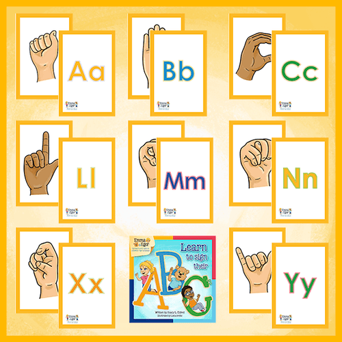 Flashcards-Sign ABC's-Print at Home-Flashcards - Print at Home-Emma & Egor-Emma & Egor