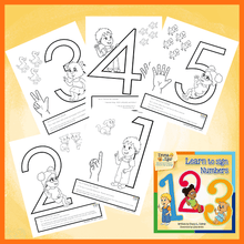 Load image into Gallery viewer, Coloring Pages-Numbers 123-Print at Home-Coloring Book-Emma &amp; Egor-Emma &amp; Egor
