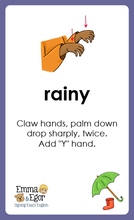 Load image into Gallery viewer, Flashcards-What is the Weather Like Today?-Flashcards-Emma &amp; Egor-Emma &amp; Egor
