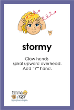 Load image into Gallery viewer, Flashcards-What is the Weather Like Today?Print at Home-Flashcards - Print at Home-Emma &amp; Egor-Emma &amp; Egor
