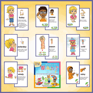 Flashcards-What is the Weather Like Today?Print at Home-Flashcards - Print at Home-Emma & Egor-Emma & Egor