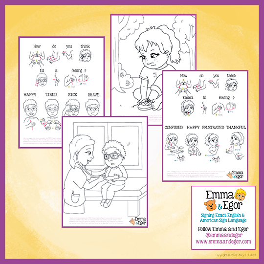 Coloring Pages-How are you Feeling Today?-Print at Home 2020-Coloring Book-Emma & Egor-Emma & Egor