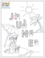 June-Print at Home-Coloring Pages-Coloring Book-Emma & Egor-Emma & Egor