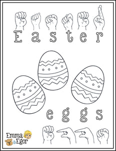 Easter-Print at Home-Coloring Pages-Coloring Book-Emma & Egor-Emma & Egor