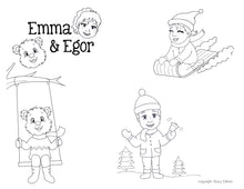 Load image into Gallery viewer, Christmas-Print at Home-Coloring Pages-Coloring Book-Emma &amp; Egor-Emma &amp; Egor
