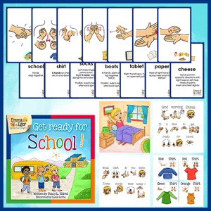 Book and Flashcards-Get Ready for School-Book-Flashcards-Emma & Egor-Emma & Egor