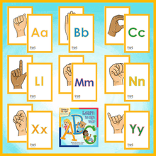 Load image into Gallery viewer, Book and Flashcards-Learn ABC&#39;s-Book-Flashcards-Emma &amp; Egor-Emma &amp; Egor
