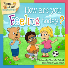 Load image into Gallery viewer, Book and Flashcards-How are you Feeling Today?-Book-Flashcards-Emma &amp; Egor-Emma &amp; Egor
