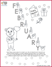 Load image into Gallery viewer, February 2020-Print at Home-Coloring Pages-Coloring Book-Emma &amp; Egor-Emma &amp; Egor
