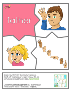 Puzzles-First Words Family-Print at Home-Puzzles-Print at Home-Emma & Egor-Emma & Egor