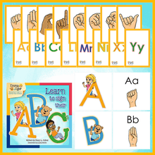 Load image into Gallery viewer, Book and Flashcards-Learn ABC&#39;s-Book-Flashcards-Emma &amp; Egor-Emma &amp; Egor
