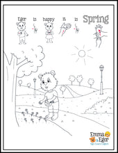 Load image into Gallery viewer, Spring-Print at Home-Coloring Pages-Coloring Book-Emma &amp; Egor-Emma &amp; Egor
