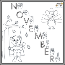 Load image into Gallery viewer, November-Print at Home-Weather-Coloring Pages-Coloring Book-Emma &amp; Egor-Emma &amp; Egor
