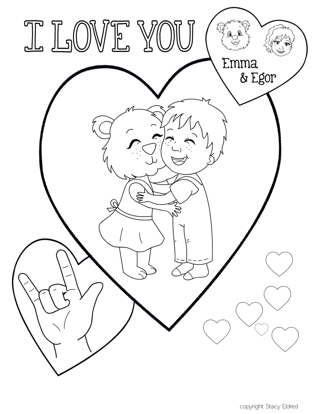 February-Print at Home-Valentine-Coloring Pages-Coloring Book-Emma & Egor-Emma & Egor