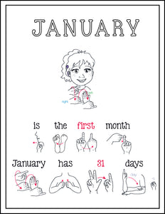 January-Print at Home-Coloring Pages-Coloring Book-Emma & Egor-Emma & Egor