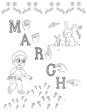 Load image into Gallery viewer, March-Print at Home-Coloring Pages-Coloring Book-Emma &amp; Egor-Emma &amp; Egor
