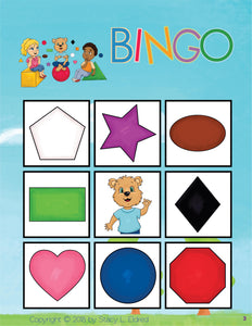 Bingo-Shapes and Colors-Print at Home-BINGO - Print at Home-Emma & Egor-Emma & Egor