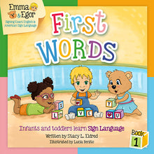Load image into Gallery viewer, Book and Flashcards-First Words 1-Book-Flashcards-Emma &amp; Egor-Emma &amp; Egor
